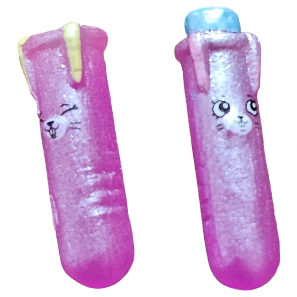 Shopkins Bright Bunny Science Lab Welcome Pack Test Tube Holder w Tubes Blind